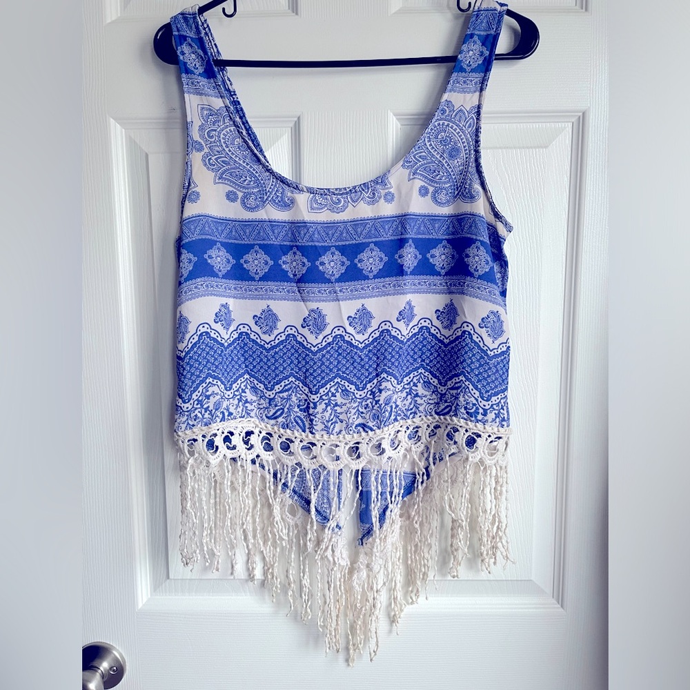 Cute tank with open back